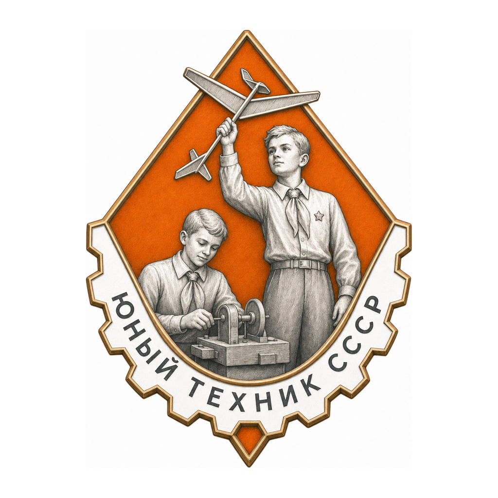 Значок Юный техник СССР